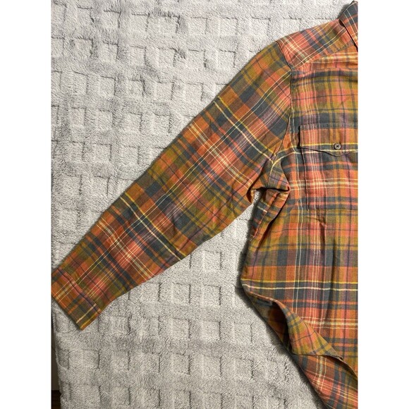 Toad & Co Women's  Re-form Flannel Long Sleeve Shirt Size XL Excellent Condition - Picture 11 of 16